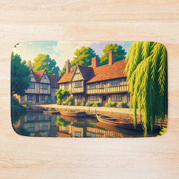 Item preview, Tewkesbury: Riverside Half-Timbered Heritage designed and sold by LSVart.
