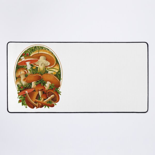 Item preview, Restored Vintage illustration. True, False Mushrooms. 19th Century. designed and sold by Shoot-The-Moon.