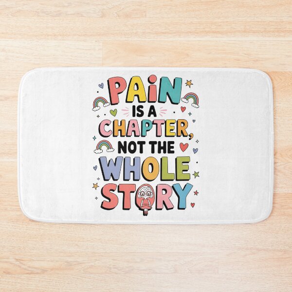 Item preview, Pain is a chapter, not the whole story  designed and sold by ZAIKY DREAMS.