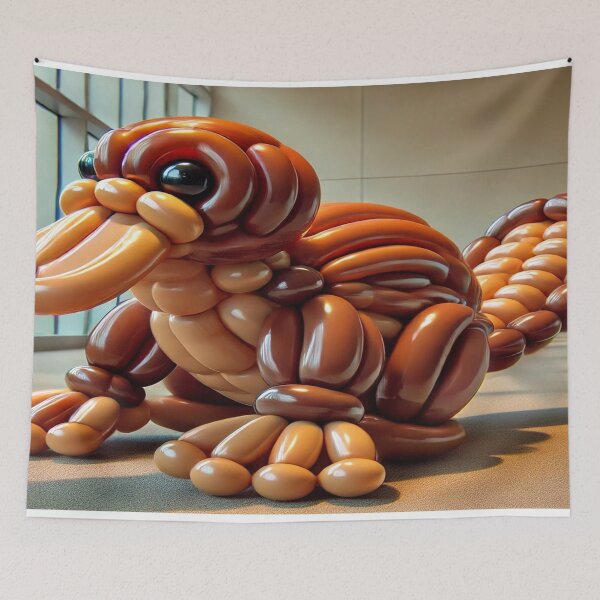 Item preview, Brown Platypus Balloon Sculpture designed and sold by GenArtHaven.