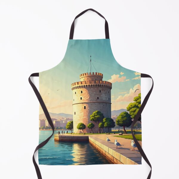 Item preview, White Tower, Thessaloniki: Aegean Coastal Landmark designed and sold by LSVart.