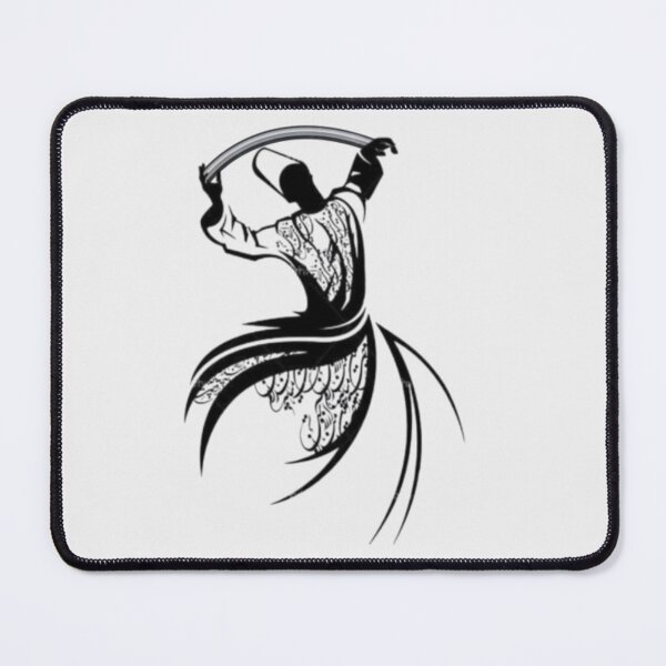 Item preview, Whirling Dervish Dance – Persian Calligraphy Art designed and sold by MoodCircuit.