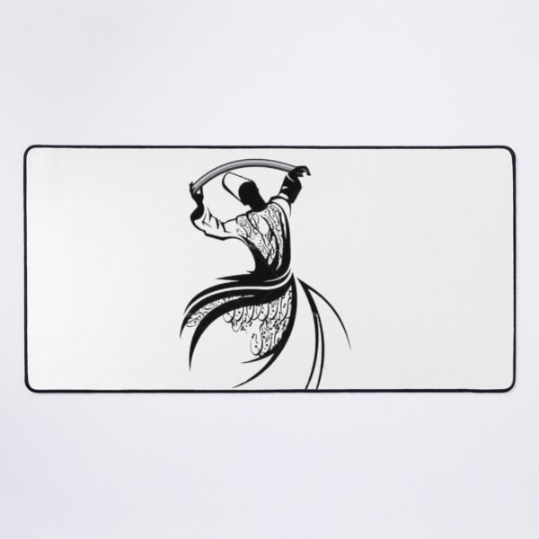 Item preview, Whirling Dervish Dance – Persian Calligraphy Art designed and sold by MoodCircuit.