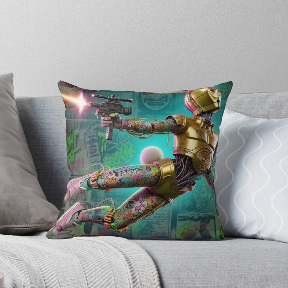 Item preview, Throw Pillow designed and sold by BzzLab.