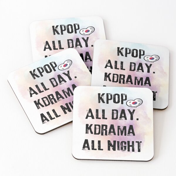 Item preview, Kpop all day, Kdrama all night   designed and sold by LiskoDesign.