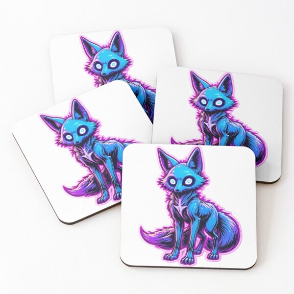 Item preview, Undead pastel fox - Sticker Falcon-Frequency Drop-Amalgramation Reloaded designed and sold by Imaginarium of Chaos falcon88 .