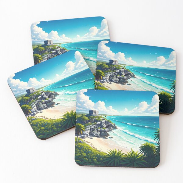 Item preview, Tulum, Mexico: Iconic Cliffside Mayan Ruins designed and sold by LSVart.