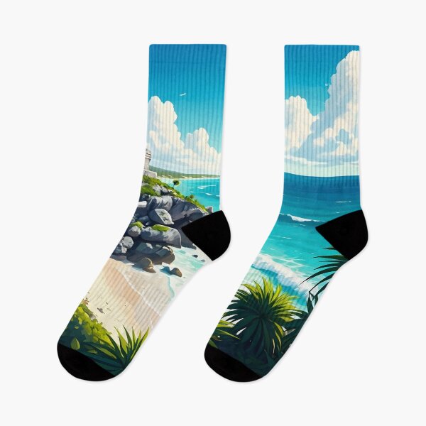 Item preview, Tulum, Mexico: Iconic Cliffside Mayan Ruins designed and sold by LSVart.