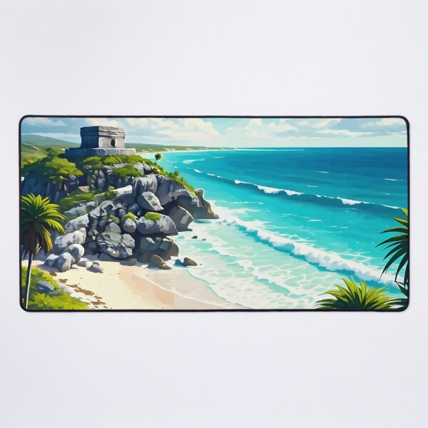 Item preview, Tulum, Mexico: Iconic Cliffside Mayan Ruins designed and sold by LSVart.