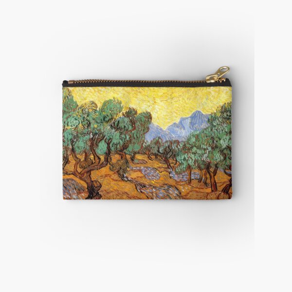 Item preview, Olive Trees with Yellow Sky and Sun - 1889; Saint-rémy-de-provence, France designed and sold by MashaQo.