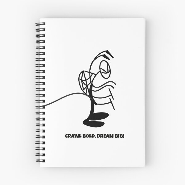 Item preview, Crawlo the Explorer – Bold Bug, Big Dreams T-Shirt designed and sold by FOMC.
