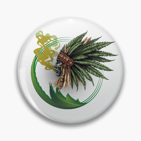 Item preview, Indian Bust Cannabis Design for Stoners designed and sold by Glmart.