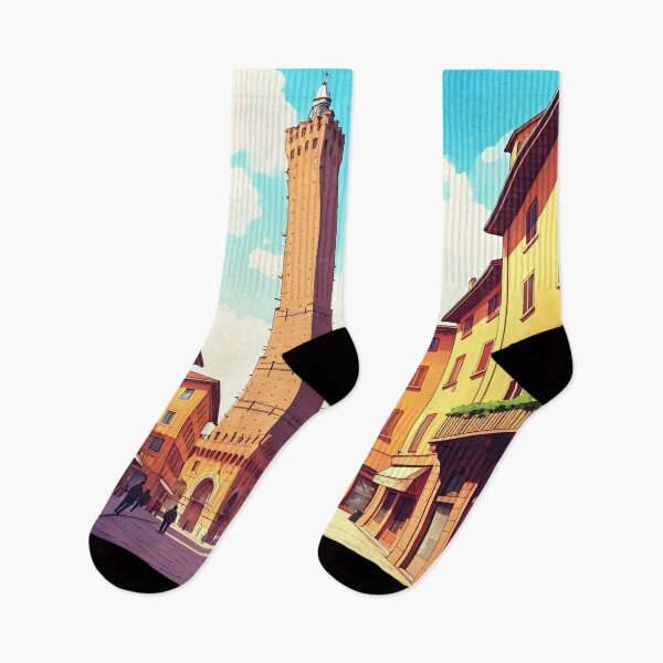 Item preview, Two Towers of Bologna: Historic Asinelli & Garisenda designed and sold by LSVart.