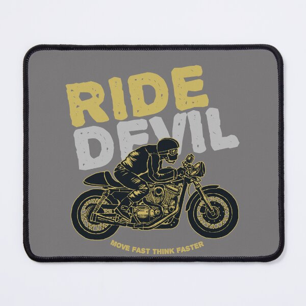 Item preview, Ride Devil | Vintage Motorcycle Rider Art | Fast Biker Life Design designed and sold by The Design KAD.