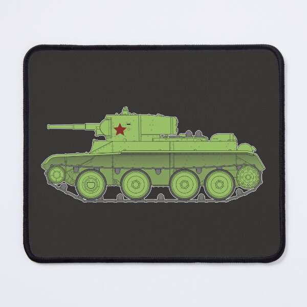 Item preview, BT-5 Soviet Light Tank Side View Military Art designed and sold by FAawRay.