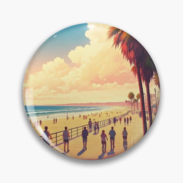 Item preview, Venice Beach Boardwalk: Vibrant California Coastal Energy designed and sold by LSVart.