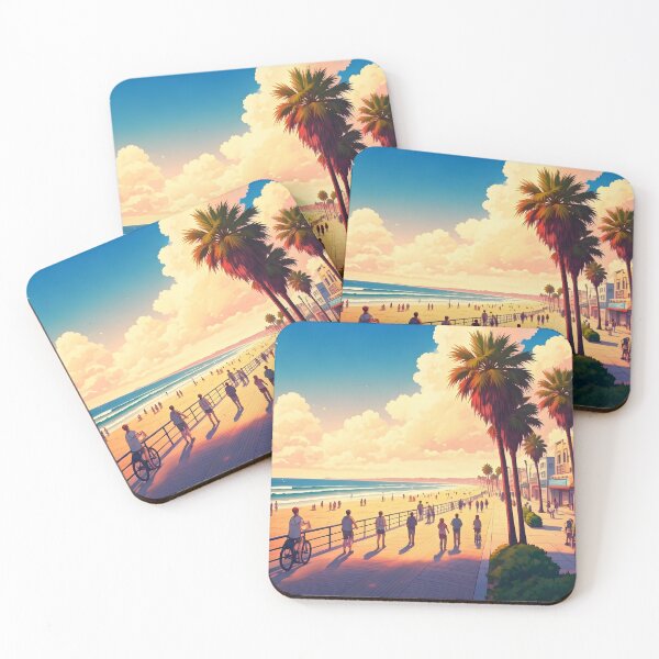 Item preview, Venice Beach Boardwalk: Vibrant California Coastal Energy designed and sold by LSVart.