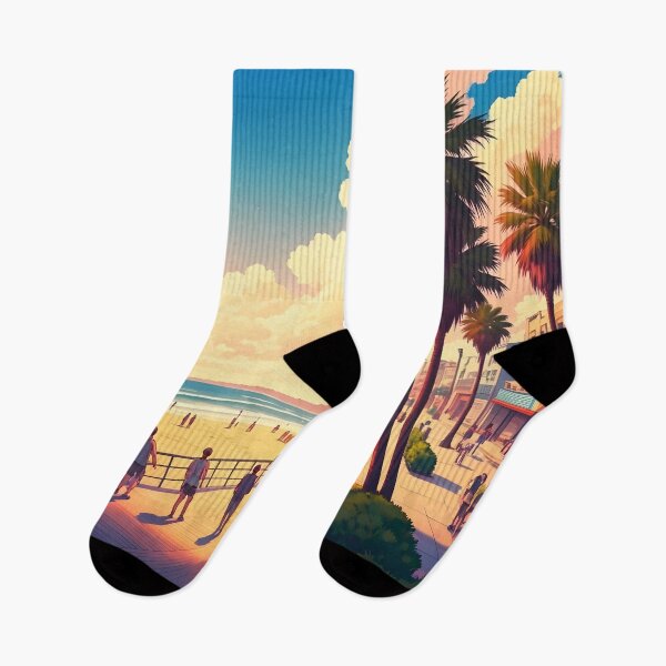 Item preview, Venice Beach Boardwalk: Vibrant California Coastal Energy designed and sold by LSVart.