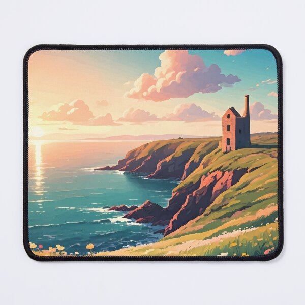 Item preview, Wheal Coates: Summer Sunset Over Cornwall’s Tin Mine designed and sold by LSVart.