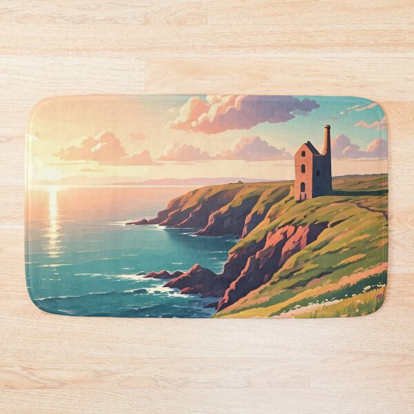 Item preview, Wheal Coates: Summer Sunset Over Cornwall’s Tin Mine designed and sold by LSVart.