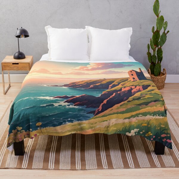 Item preview, Wheal Coates: Summer Sunset Over Cornwall’s Tin Mine designed and sold by LSVart.