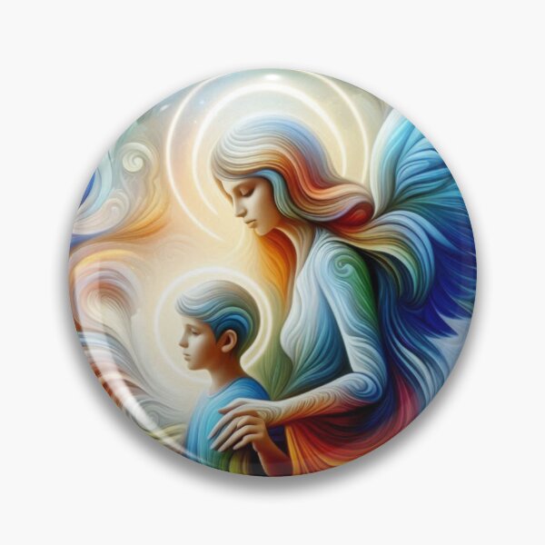 Item preview, Guardian angels in abstract splendor designed and sold by Sigtrix.