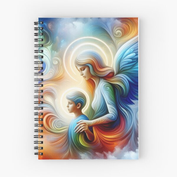 Item preview, Guardian angels in abstract splendor designed and sold by Sigtrix.