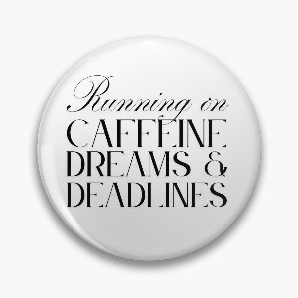 Item preview, Running on Caffeine, Dreams, and Deadlines designed and sold by Digital Teaching 101.