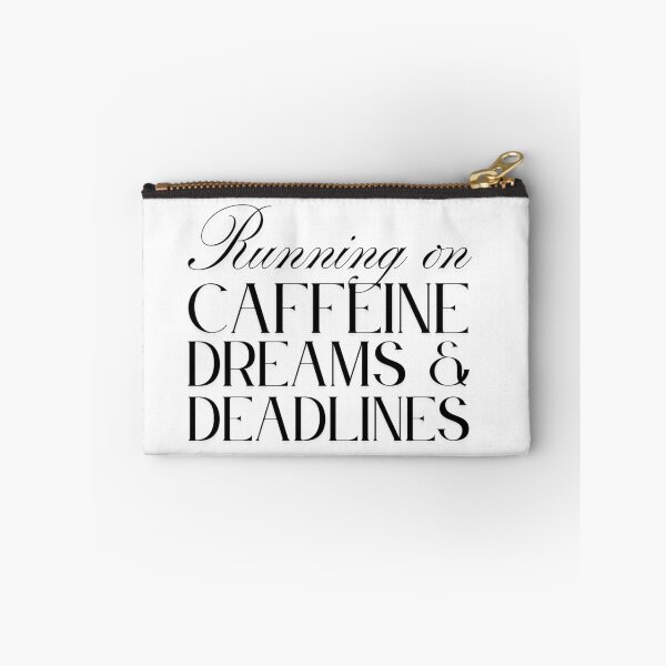 Item preview, Running on Caffeine, Dreams, and Deadlines designed and sold by Digital Teaching 101.