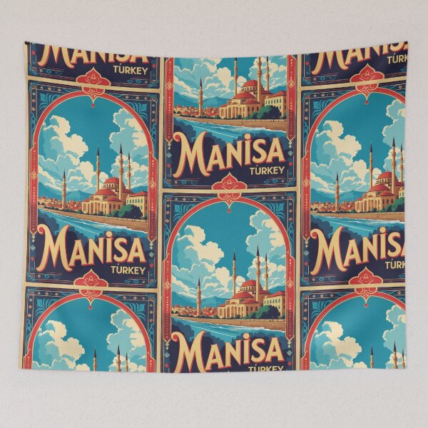 Item preview, Manisa Turkey Vintage Travel Tourism designed and sold by TravelersGems.