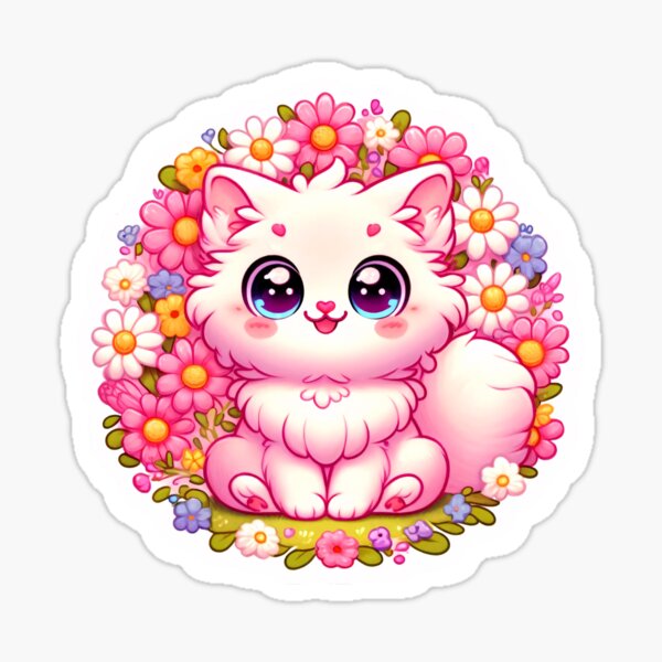 Item preview, Pinky the Kitten: Cute Cat Tee, Feline Inspired Cotton T-Shirt, Purr-fect Gift for Birthdays, Parties, Halloween & Funny Cat Apparel. designed and sold by SimpleFolks.