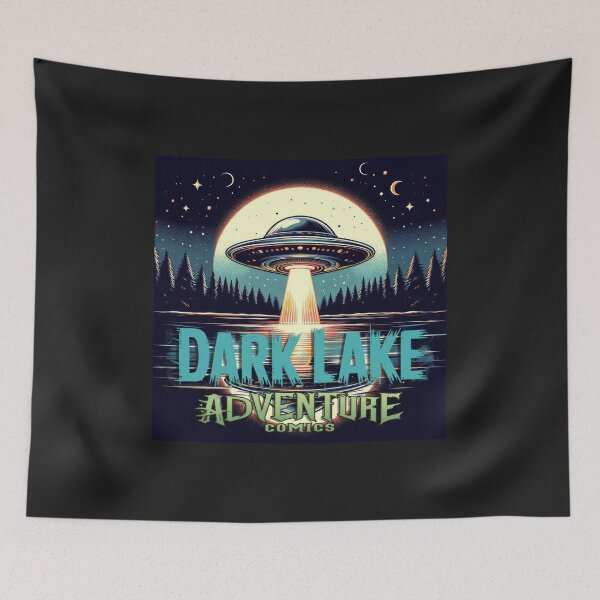 Item preview, Dark Lake Adventure Comics UFO T-Shirt designed and sold by Charlies-Artbox.