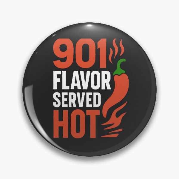 Item preview, 901 Flavor, Served Hot – Memphis Style Heat with a Vintage Tennessee Vibe designed and sold by Globalcitytees.
