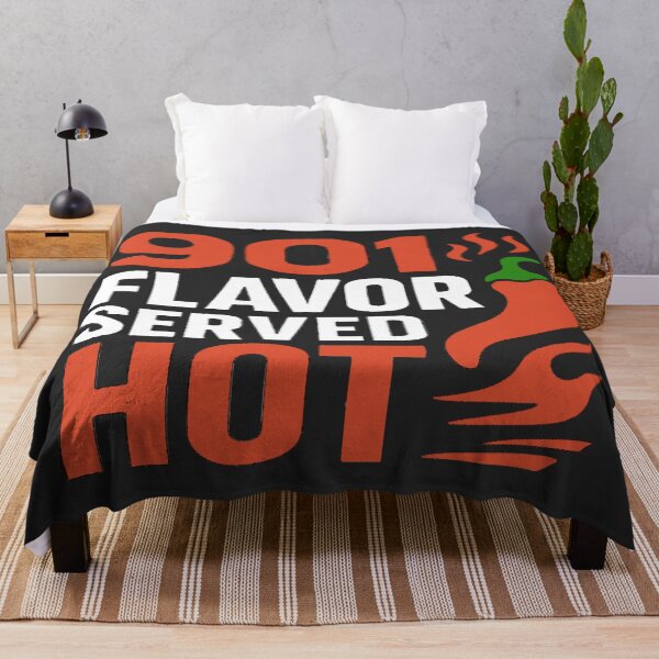 Item preview, 901 Flavor, Served Hot – Memphis Style Heat with a Vintage Tennessee Vibe designed and sold by Globalcitytees.