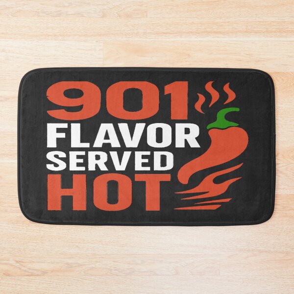 Item preview, 901 Flavor, Served Hot – Memphis Style Heat with a Vintage Tennessee Vibe designed and sold by Globalcitytees.