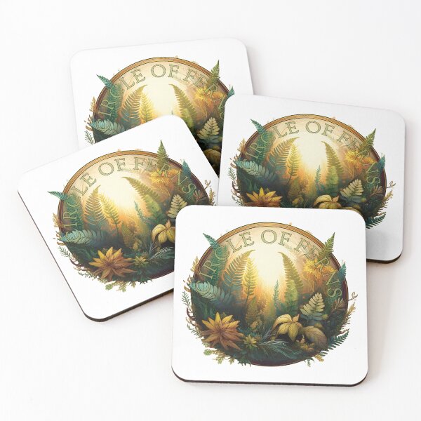 Item preview, Circle of Ferns – Botanical Ritual Crest designed and sold by Gnome Grove.