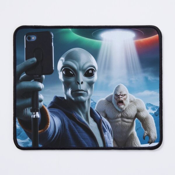 Item preview, Alien Selfie with a Yeti designed and sold by StaggDevon.