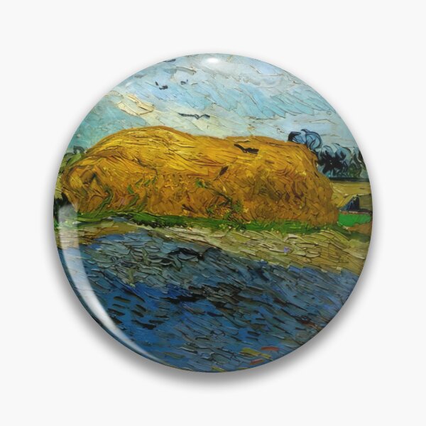 Item preview, Haystack under a Rainy Sky - 1890; Auvers-sur-oise, France designed and sold by MashaQo.