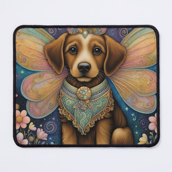 Item preview, Folk Art Puppy Fairy designed and sold by Colin Bentham.