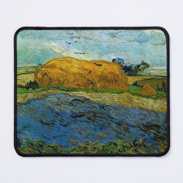 Item preview, Haystack under a Rainy Sky - 1890; Auvers-sur-oise, France designed and sold by MashaQo.