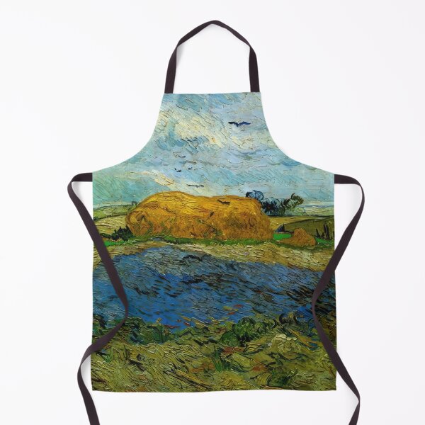 Item preview, Haystack under a Rainy Sky - 1890; Auvers-sur-oise, France designed and sold by MashaQo.