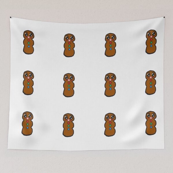 Item preview, Cute Kawaii Gingerbread Cookie Art designed and sold by Thijsje.