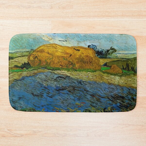 Item preview, Haystack under a Rainy Sky - 1890; Auvers-sur-oise, France designed and sold by MashaQo.