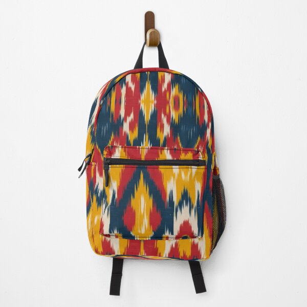 Item preview, Traditional Bold Ikat Seamless Pattern - Sunset Colors with Tribal Motifs designed and sold by Mondee Shop.