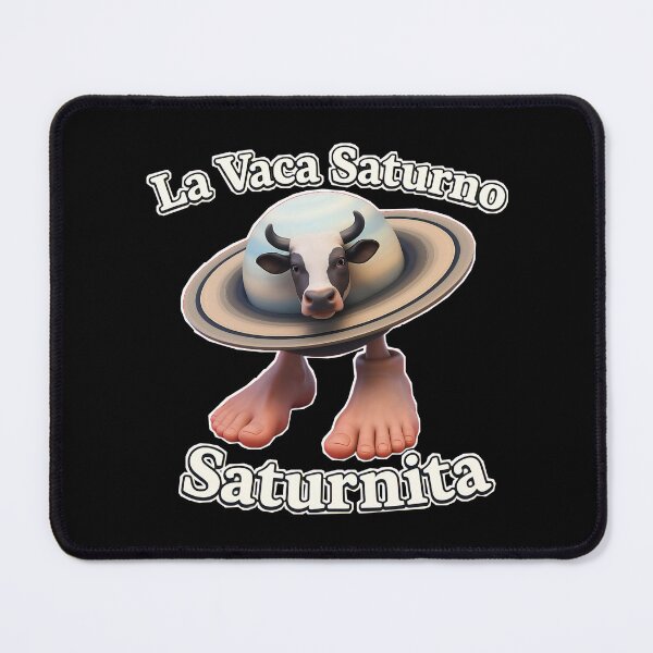 Vista previa del artículo con la obra «La Vaca Saturno Saturnita - Divertido diseño de vaca cósmica », diseñado y vendido por realimmix.