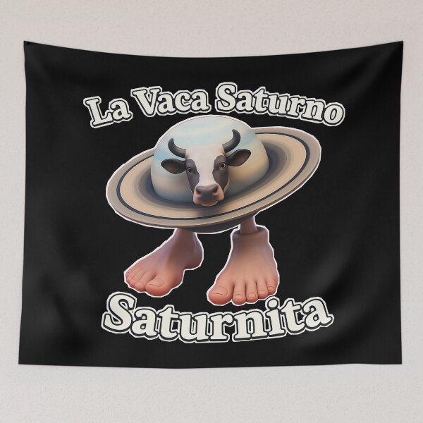 Item preview, La Vaca Saturno Saturnita - Fun Cosmic Cow Design  designed and sold by IMMIX Store.