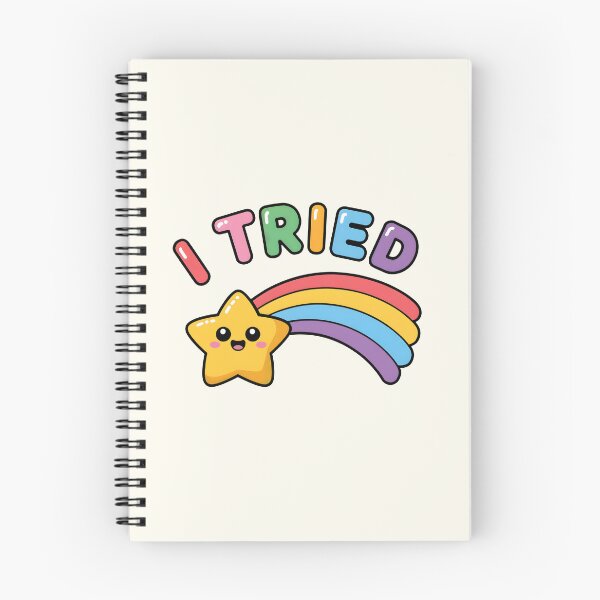 Item preview, I tried | Cute and Funny Shooting Star designed and sold by Altered Pixels.