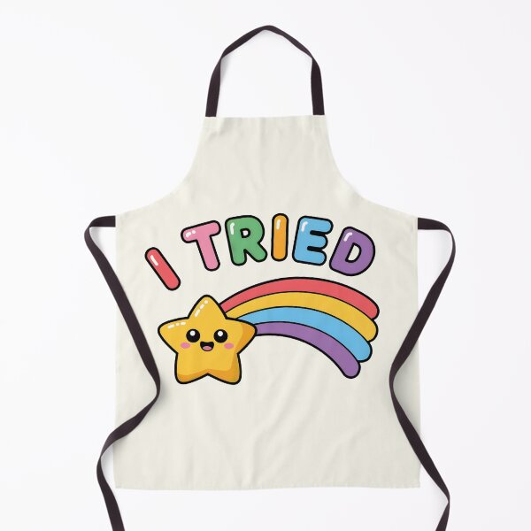 Item preview, I tried | Cute and Funny Shooting Star designed and sold by Altered Pixels.