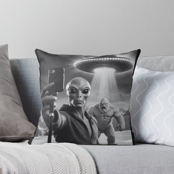 Item preview, Alien Selfie with a Yeti designed and sold by StaggDevon.