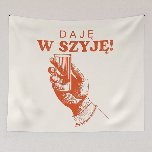 Item preview, Daję w Szyję Funny Polish Party Gag Gift designed and sold by Anniko Art Studio.
